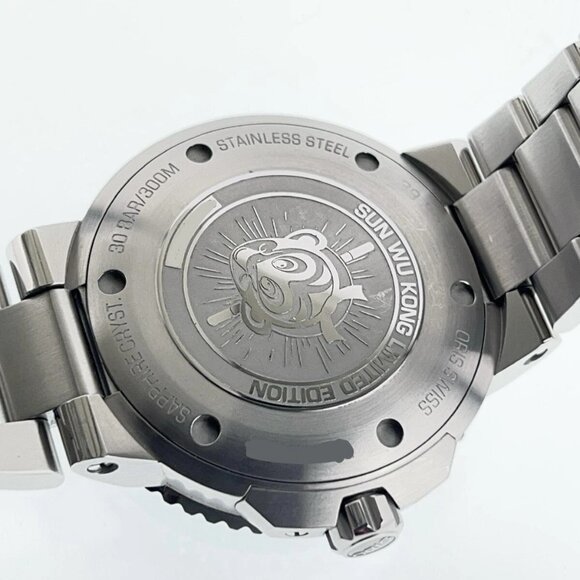 Oris Aquis Sun Wukong Stainless Steel Blue Dial 41.5mm Automatic Men Watch 7766 - Picture 9 of 10